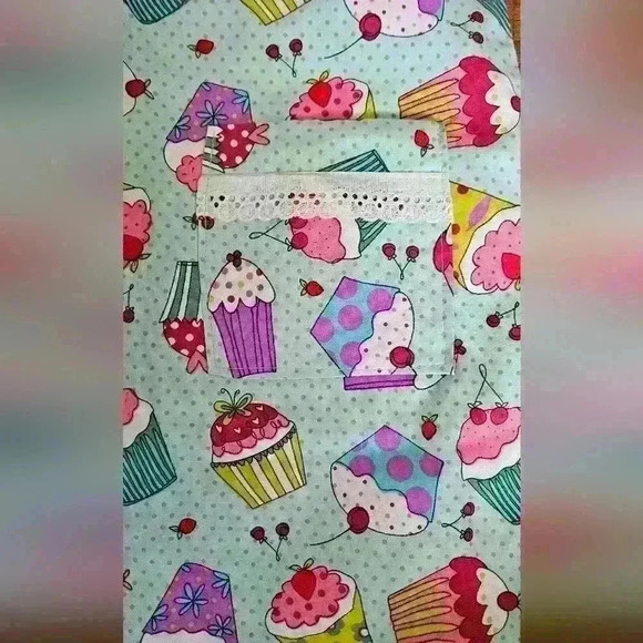 Girl's Handmade Cupcake Smock Dress - Picture 2 of 6